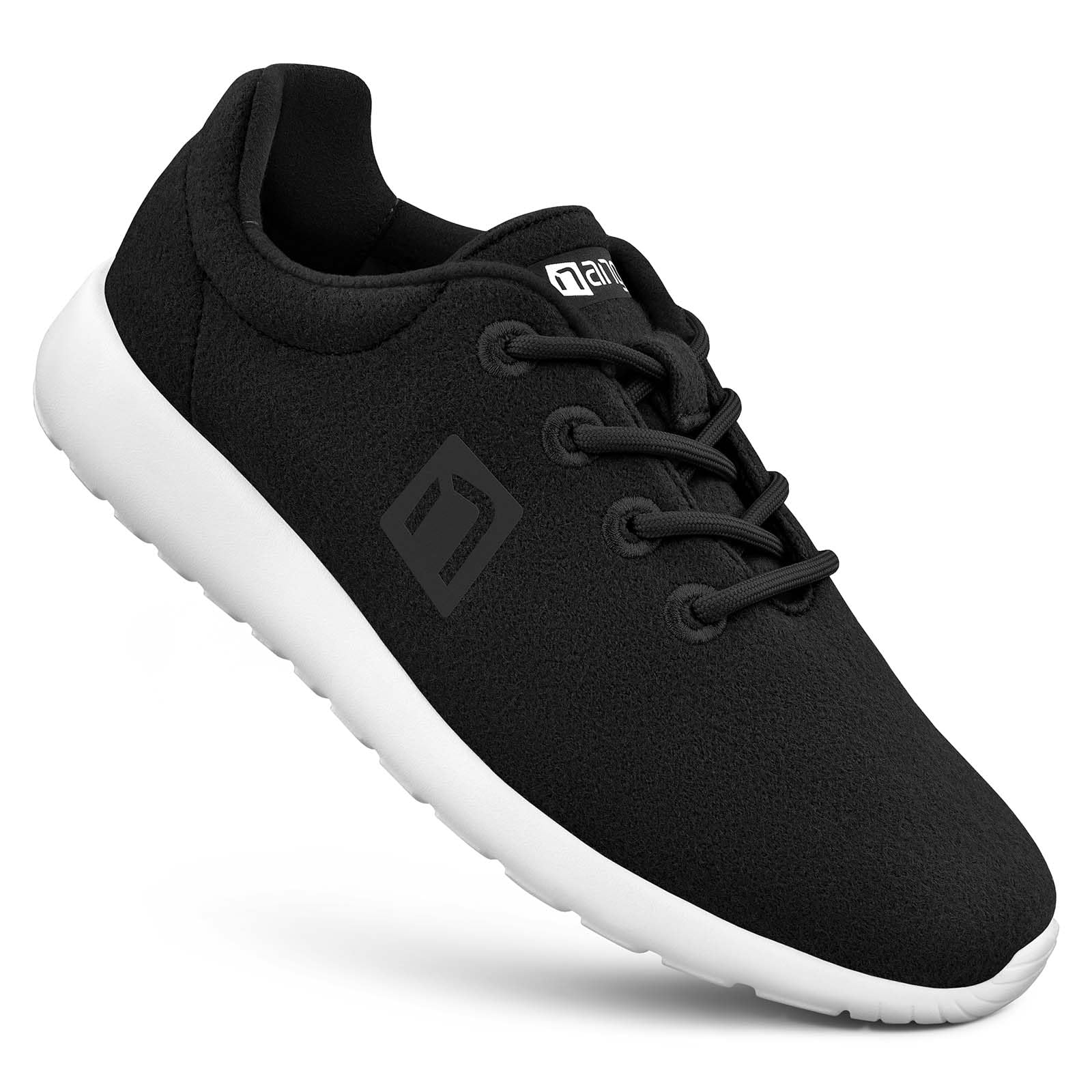 Nanga Women's Wool Sneaker Damen Schwarz, Black, 6 UK
