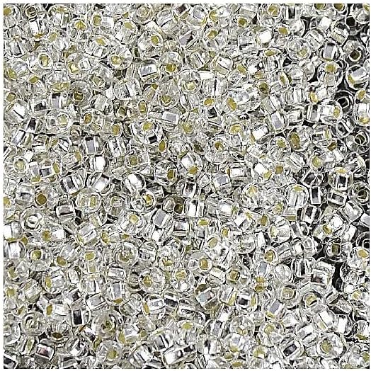 1.76oz Rocailles PRECIOSA Seed Beads 15/0, Light siam