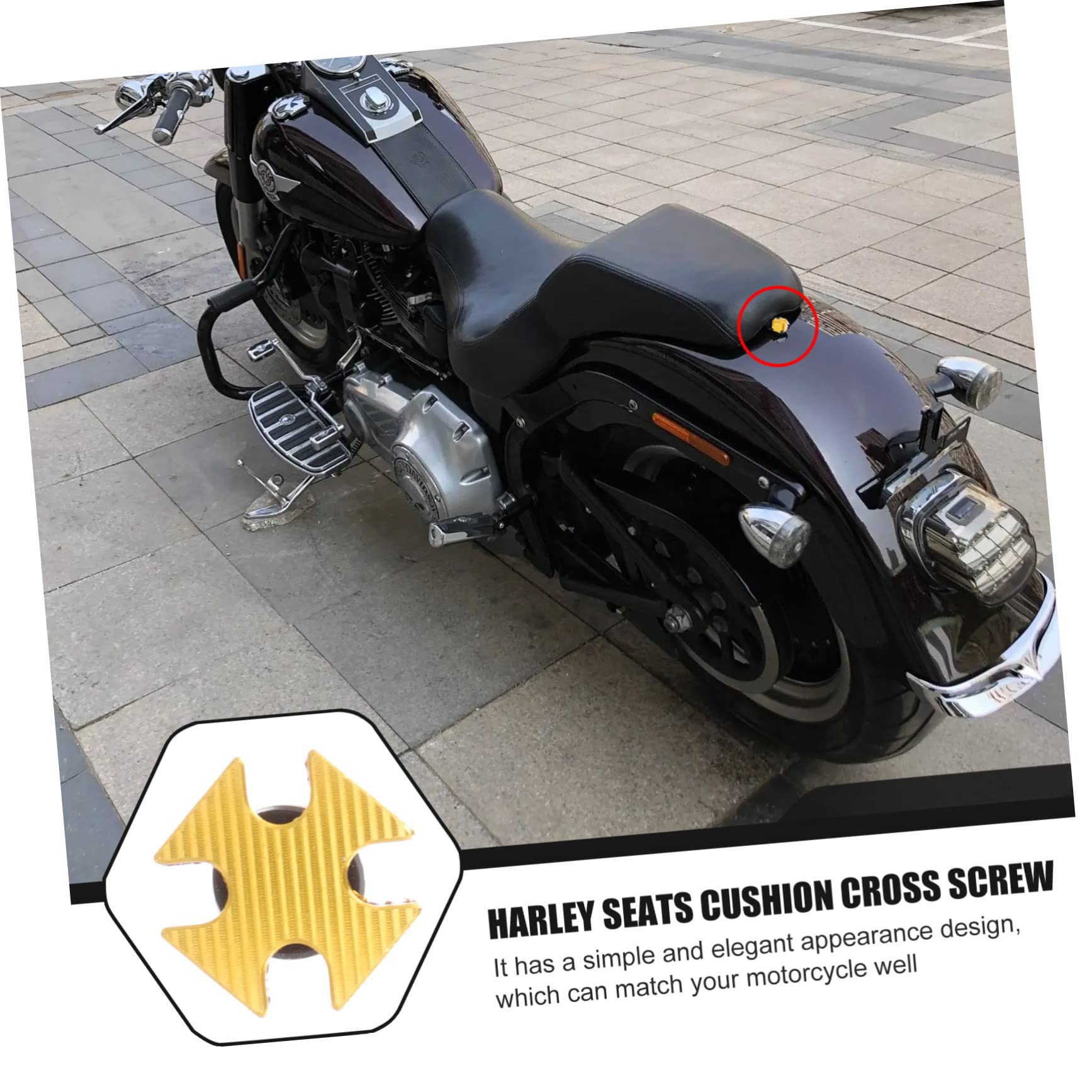 Amazon.co.jp: BELLIFFY Cncアルミ製バイクシート用ネジ オートバイ 