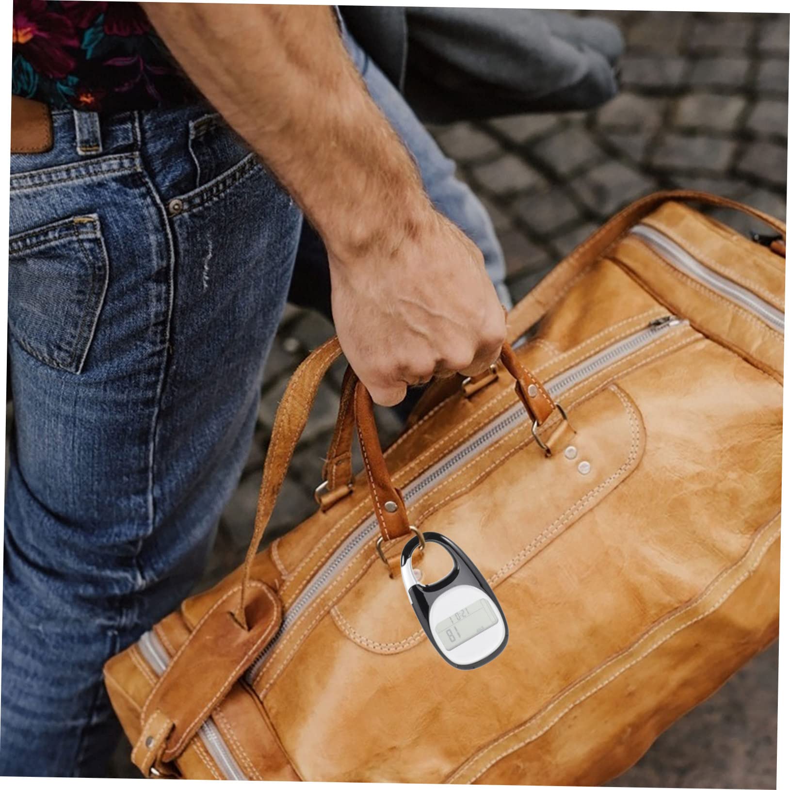 Toyvian pédomètre Compteur de pour Compteur de Marche 3D comptoir Marcher avec podomètre Compteur de Marche créatif passomètre Portable déambulateur Multifonctionnel Abdos