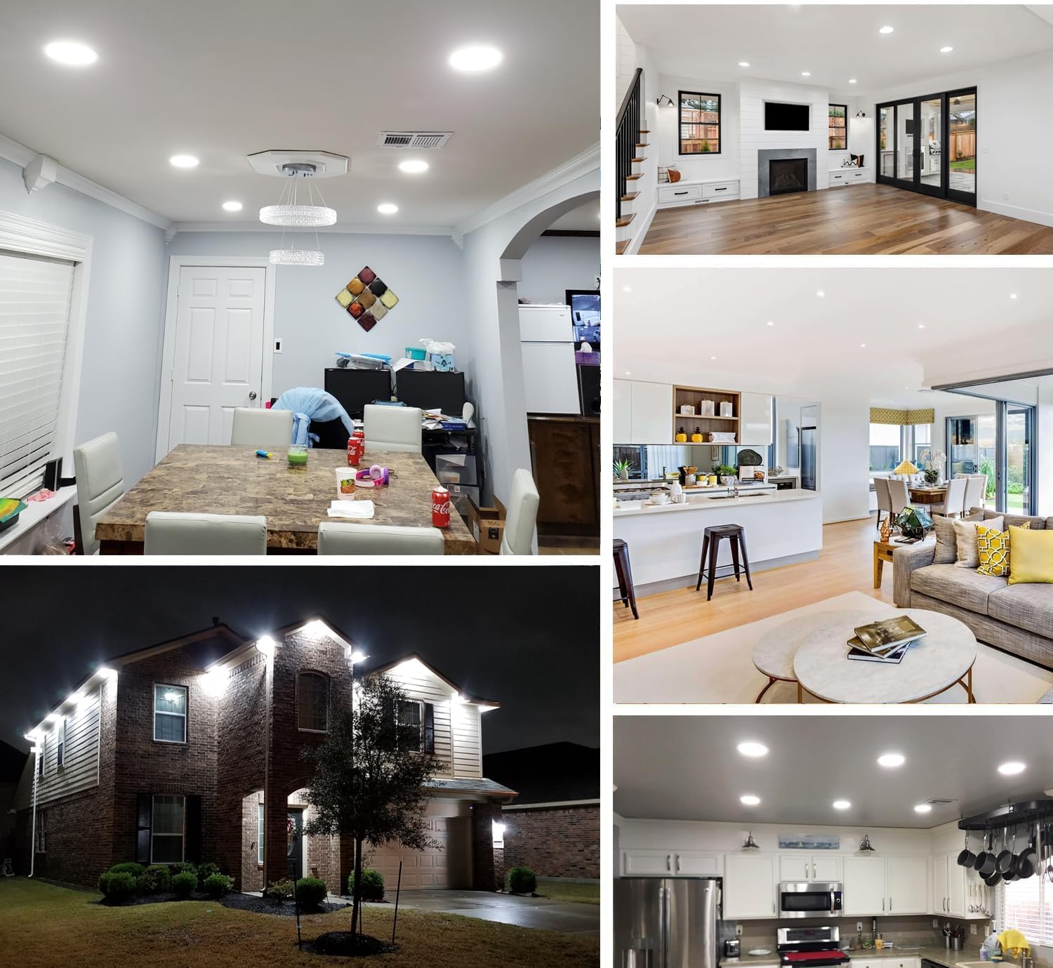 6 Inch LED Recessed Lights - 24 Pack | Linluxstar -6