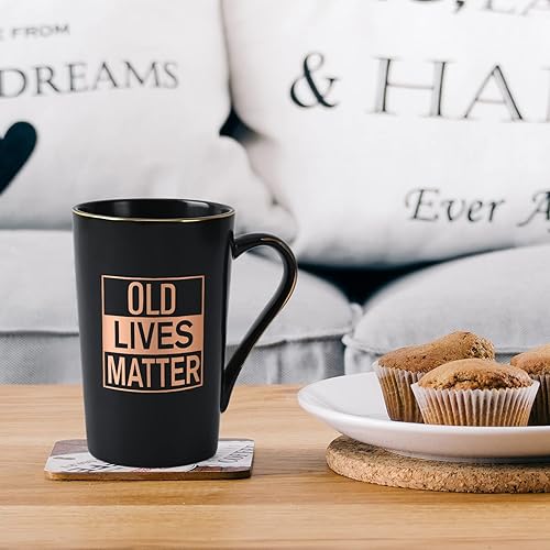 Miniatura 4 de Maustic Old Lives Matter - Taza de café, regalos para hombres mayores, regalos de jubilación para ancianosdamas mayores, regalos de cumpleaños de