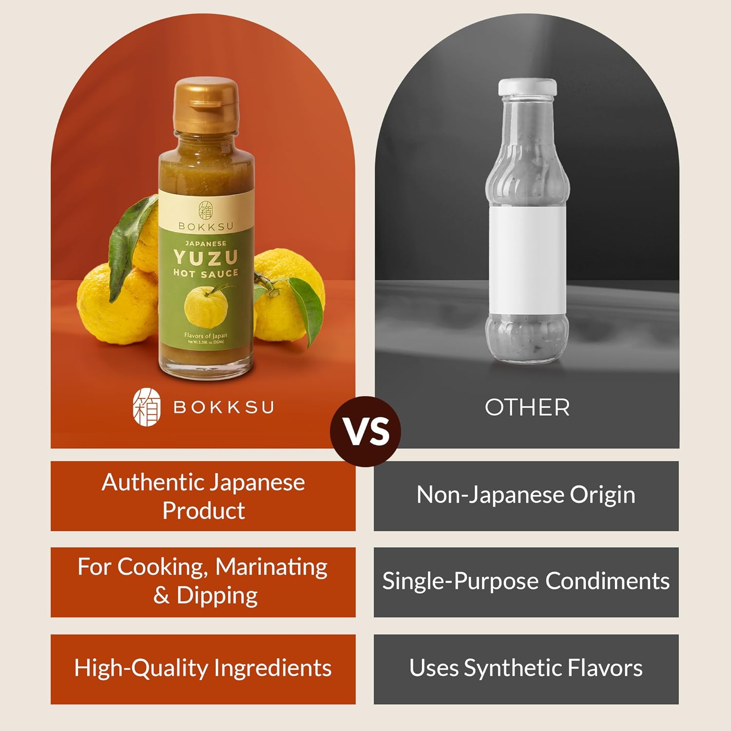 Bokksu Yuzu Hot Sauce (2-Pack) - Unique Spicy and Tangy Flavor, Authentic Japanese Yuzu Kosho Sauce - Versatile Condiment for Cooking and Seasoning