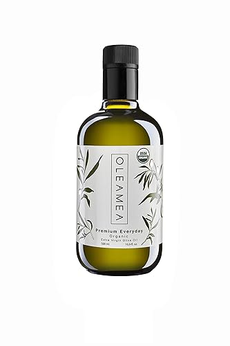 Oleamea Premium Everyday Aceite de Oliva Orgánica Extra Virgen Cosecha 2019 Ganadora del premio Cosecha temprana prensado en frío intensidad