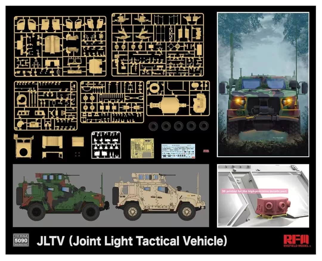 Rye Field Model（RFM）製 1/35（JLTV）戦術装甲車 Amazon | ライフィールドモデル 1/35 JLTV M1278A1 HGC(統合軽