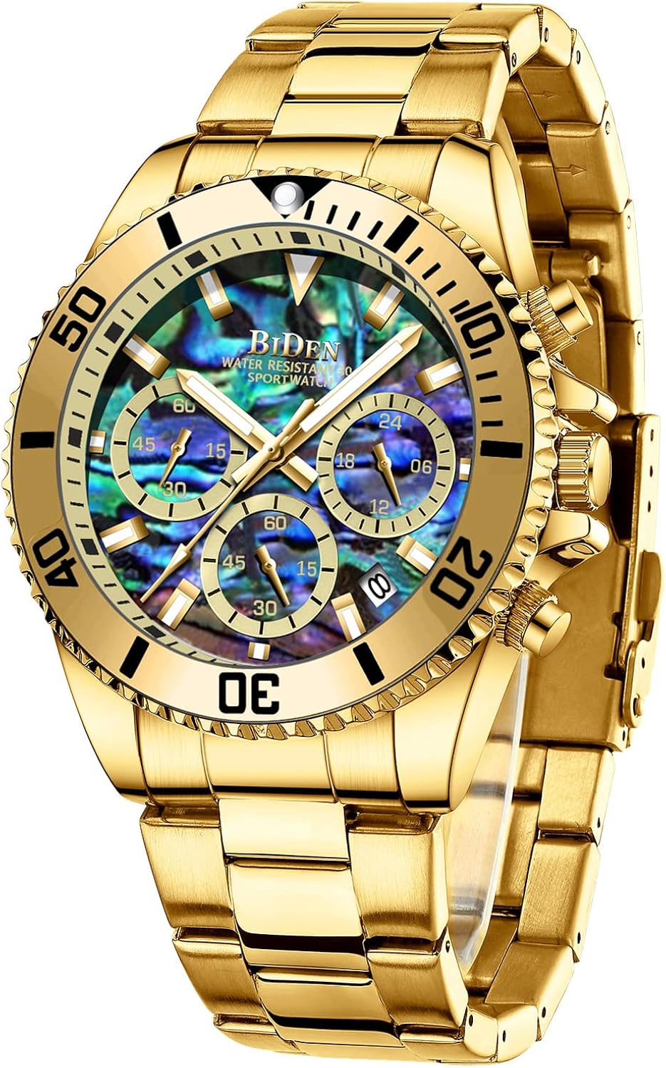 Mens Watches Men Designer Chronograph Waterproof Analogue