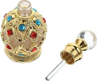 FOMIYES Spherical Perfume Holder Refillable Glass Bottle for Essential Oils Portable Elegant Liquid Storage for Travel and Home Vanity Decor