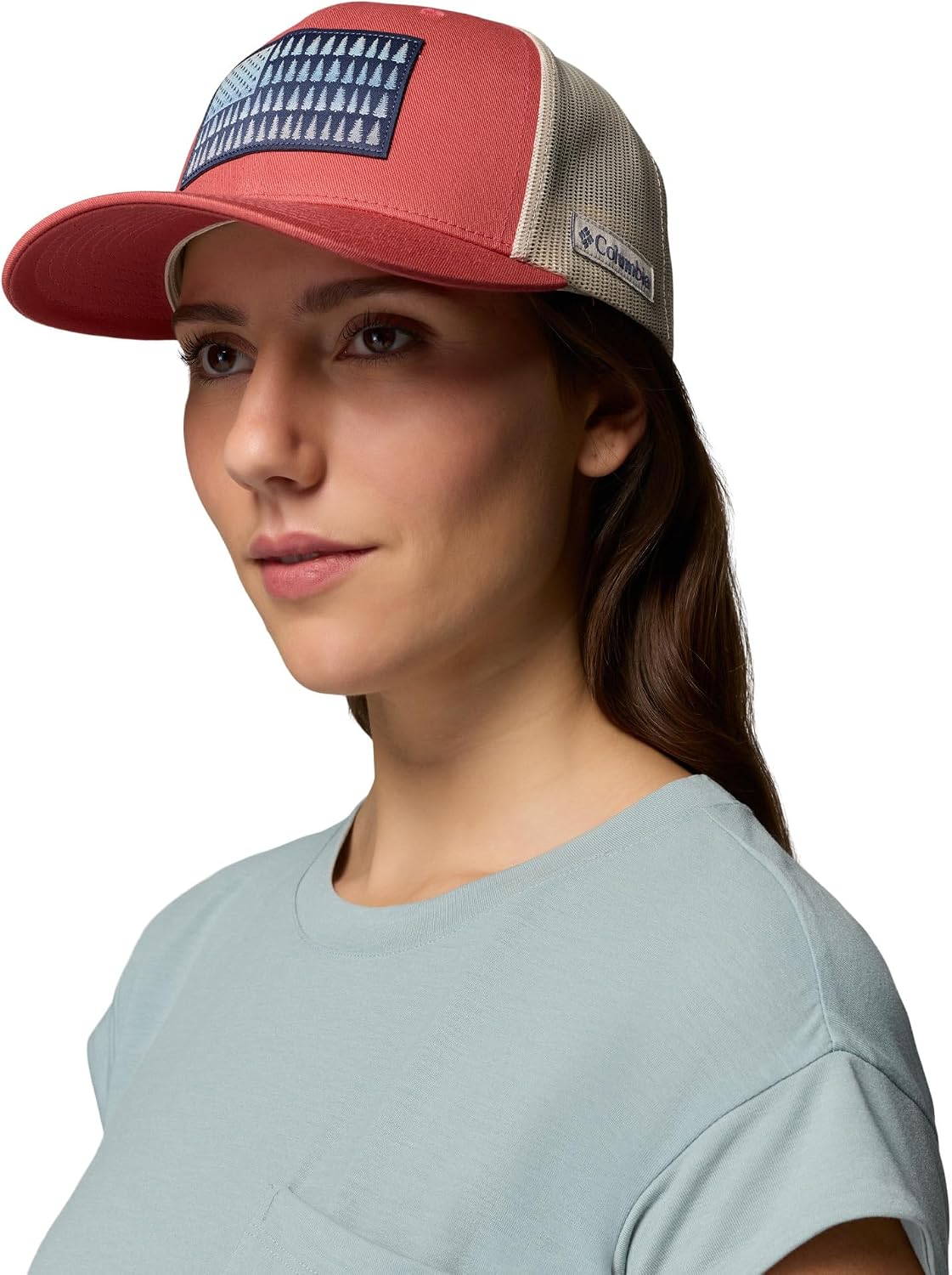 Columbia Unisex Adult Tree Flag Mesh Snap Back