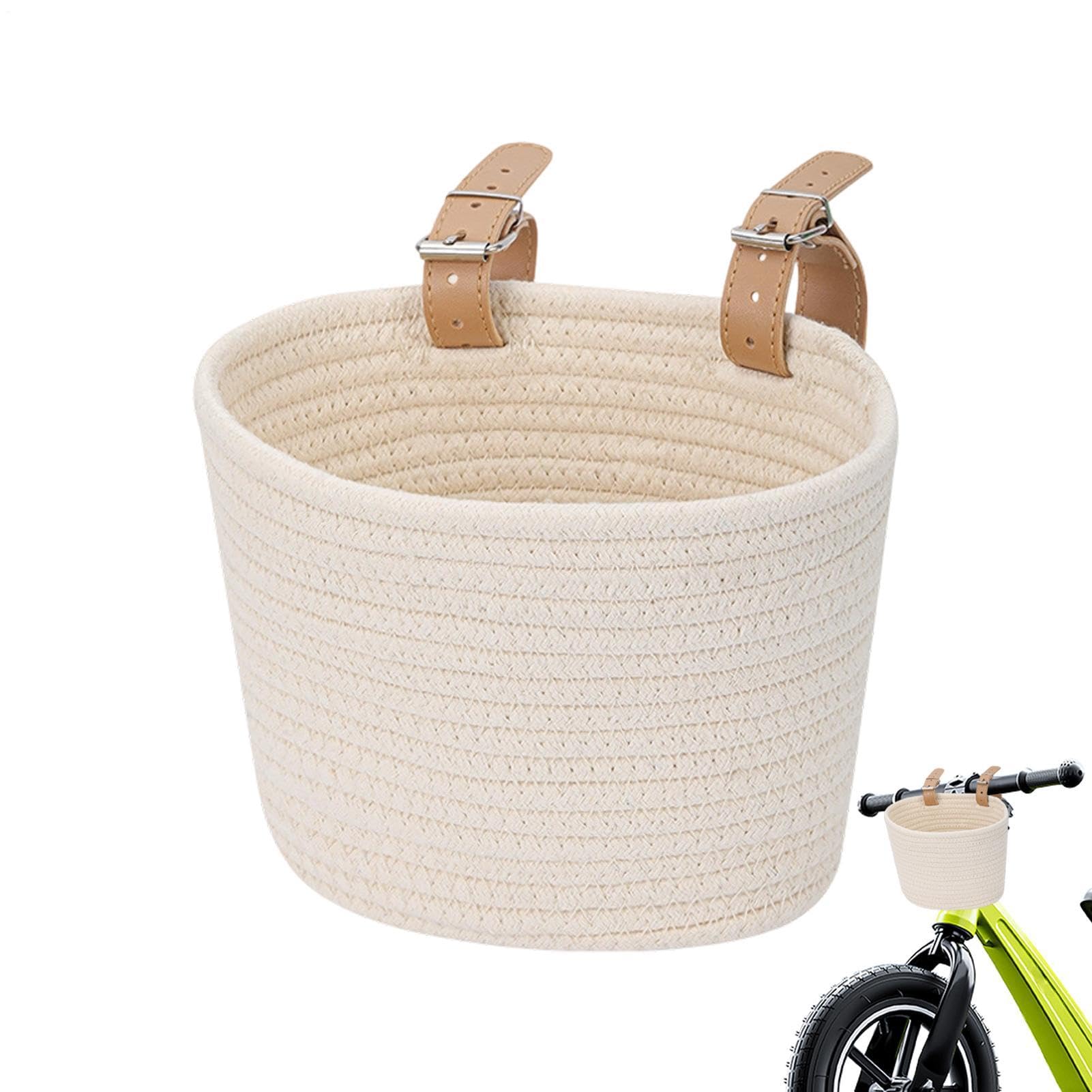 Cesta de Velo, Uso Adaptable, 5 cm, Cesta Velo, Baloncesto, Ciclista, Antidesgaste, para Bicicleta, Bolsa de Manillar Patinete - Bolsa de Manillar Infantil | Bicicleta Patinete