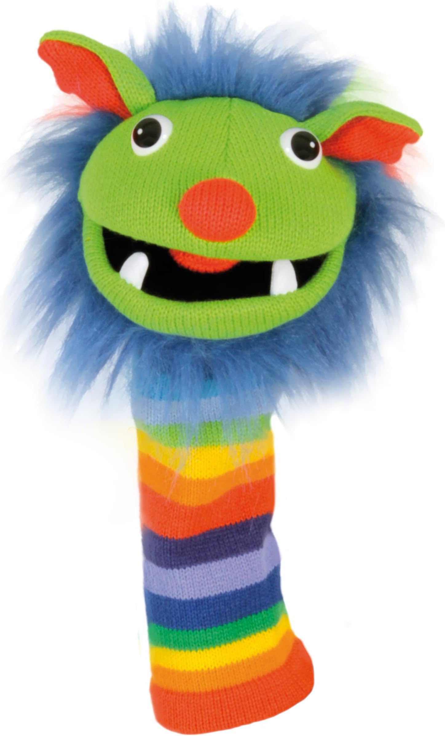The Puppet Company - Knitted Puppet -Rainbow Multicolor, 15 inches