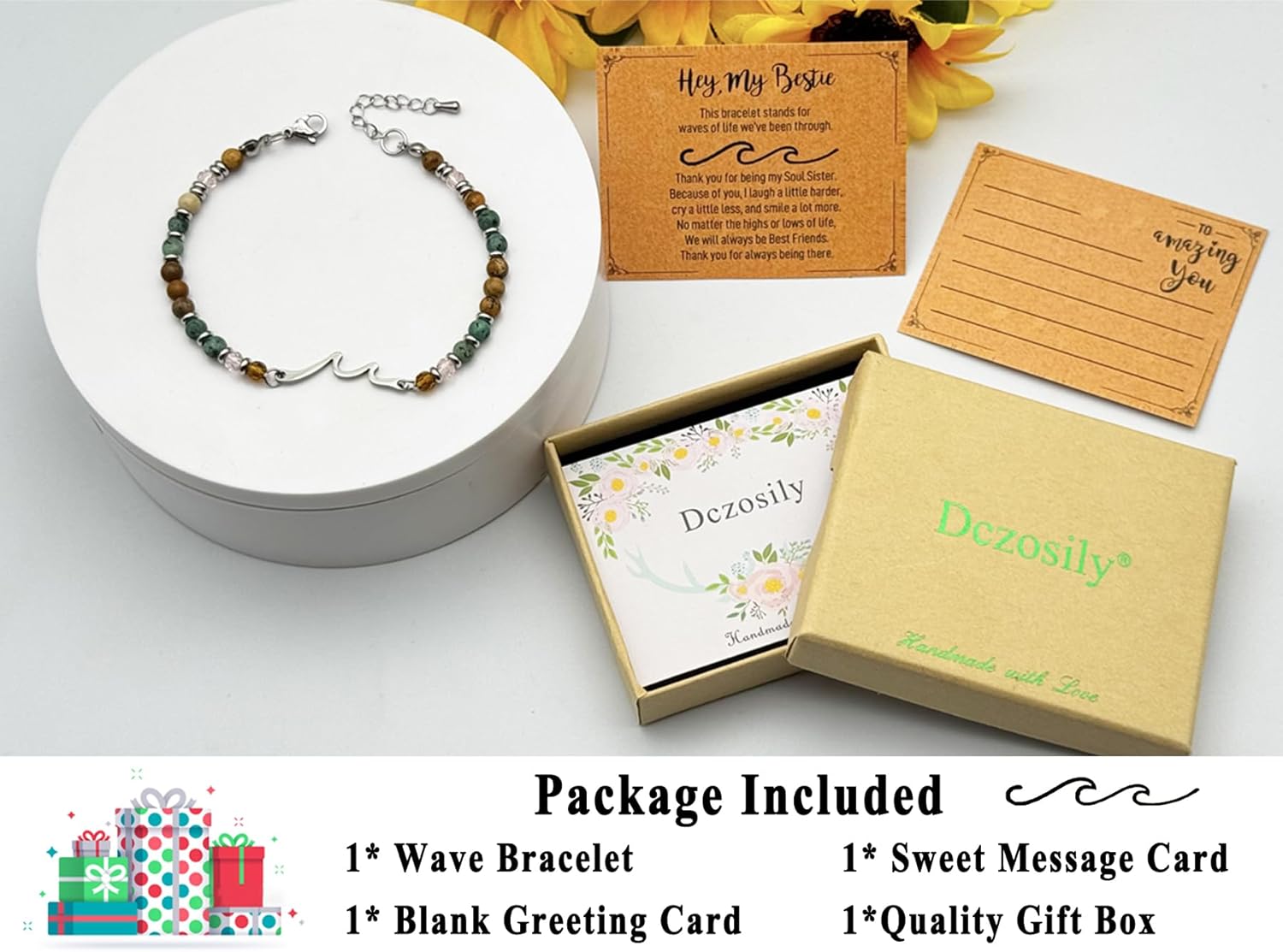 Dczosily Cross Bracelet for Women, Christian Gifts for Women,Confirmation Baptism Easter Gifts,Friendship Bracelets,Best Friend Birthday Gifts for Women, Unique Christmas Gifts for Friends - Image 6