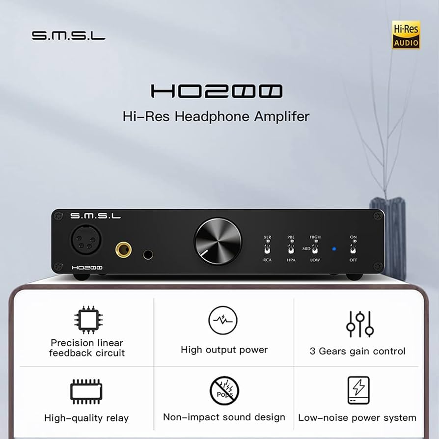 SMSL HO200 バランスヘッドフォンアンプ Amazon.co.jp: SMSL HO200 バランスヘッドホンアンプ ローノイズ