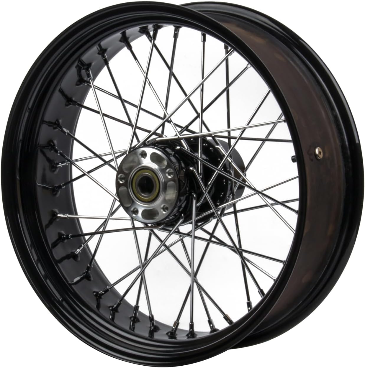 16x3.5 Rear Wheel for '18-later Street Bob Softail Standard '12-later Deluxe Heritage Slim 16 Inch Black Tubeless Aluminum Wheel Stock Replacement Parts (16x3.5 Rear)