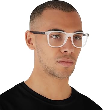 Armani Exchange mens Ax3048 Rectangular Prescription Eyeglass Frames