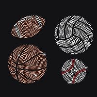 Vista 25 de NBEADS Ancla de diamantes de imitación termoadhesivos para planchar, calcomanía de transferencia de calor, parche de transferencia de calor