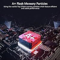 Vista 4 de 500G SSD externo portátil USB 3.1 tipo C unidad flash externa unidad de estado sólido SSD portátil tipo A a C cable