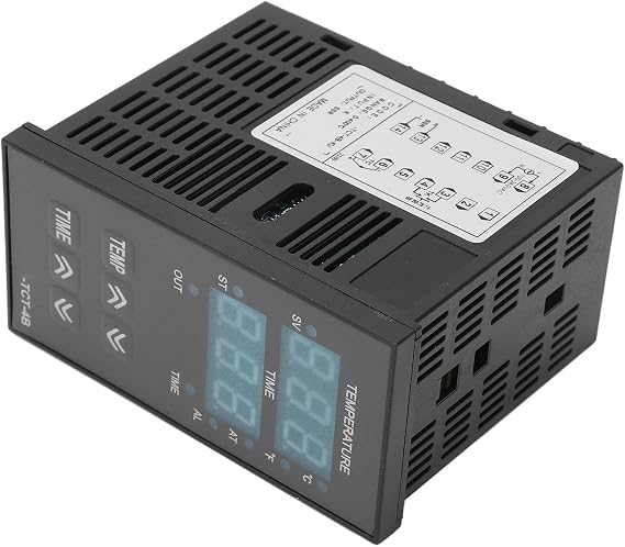 Digital Display Heat Press Temperature Controller Kit with PID Control for Heat Press Machines100-240V Adjustable Thermostat for Automotive Apparel Heat Transfer