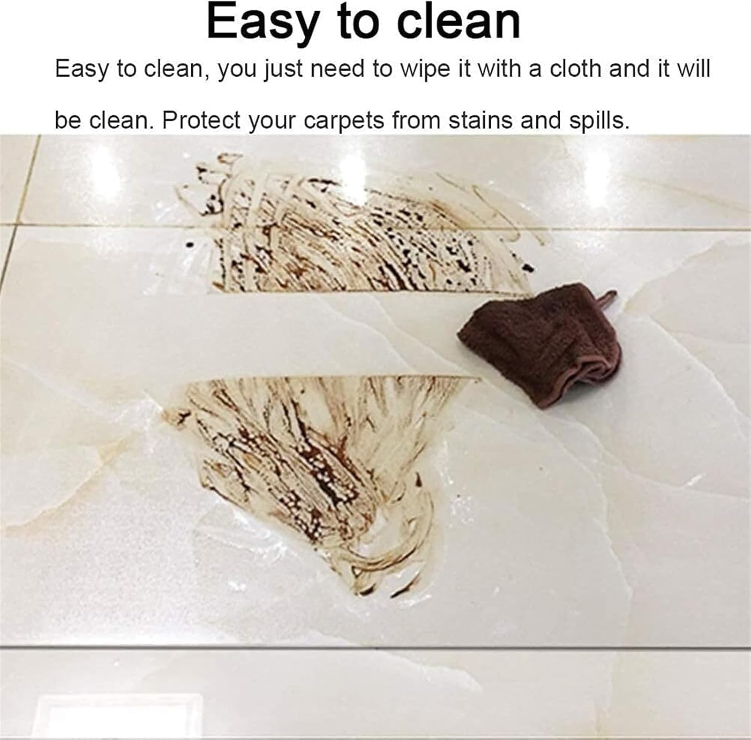 Transparent Office Chair Mat, Hardwood Floor Mat, Waterproof Non-Slip Mat, Office Floor Mat(40 * 60cm)