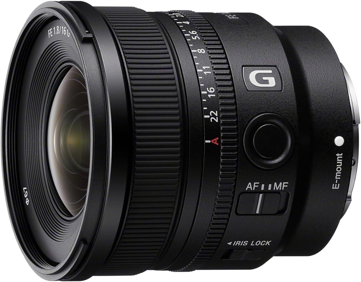 Sony FE 16mm f/1.8 G,Black