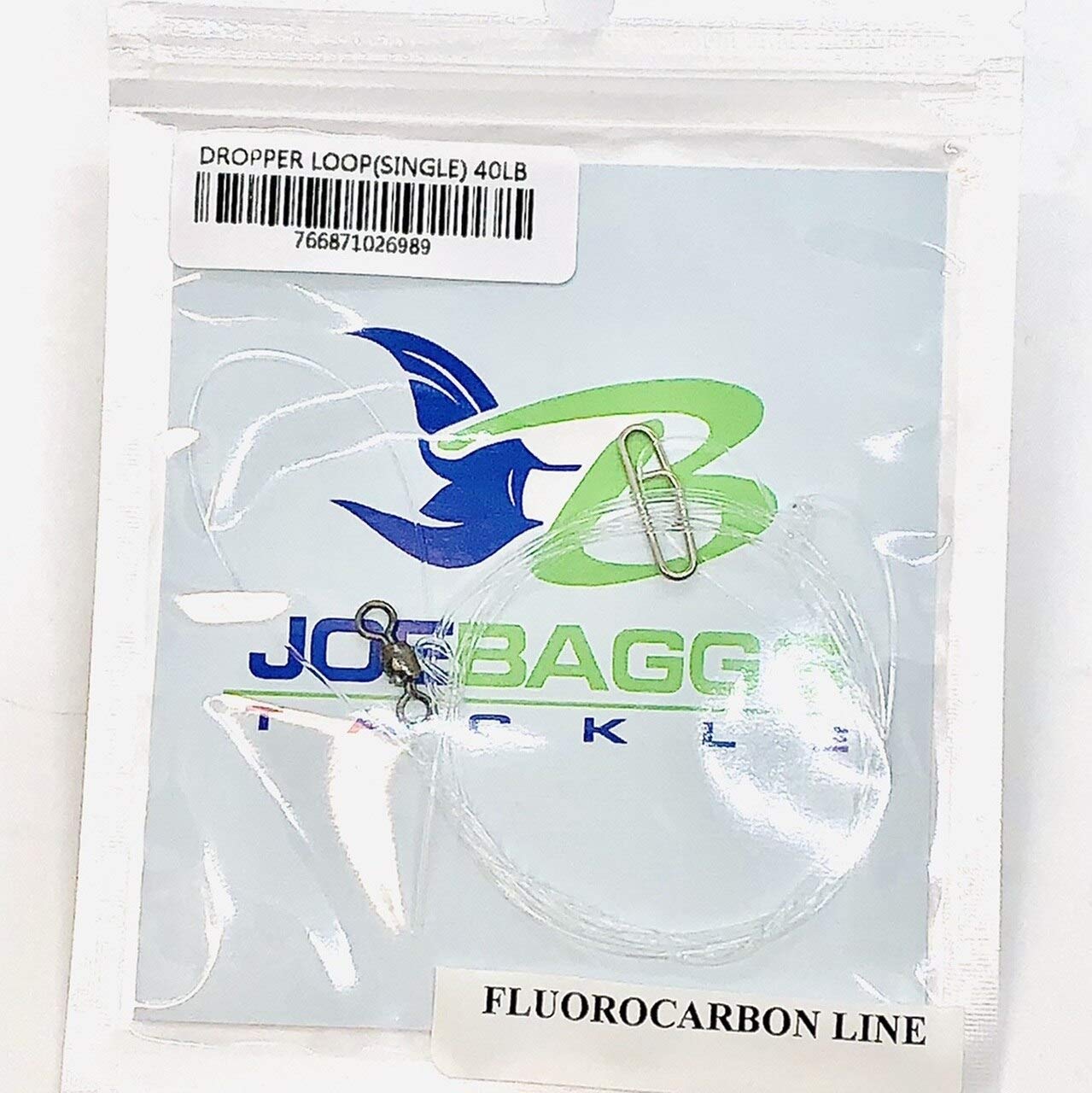 Joebaggs Dropper Loops- Singles 30 LB 100% Fluorocarbon