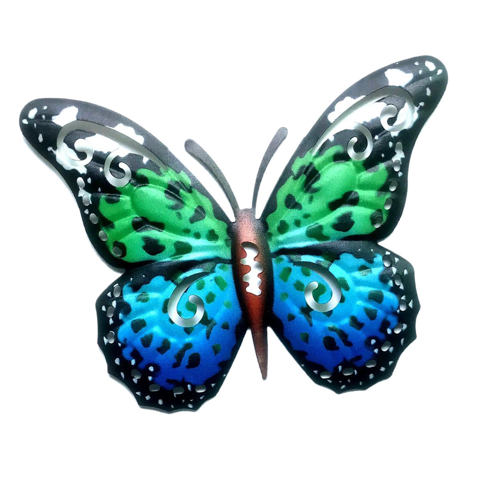 YIXANNX Beautifully Designed Butterfly Wall Decor Sculptures Elegant Metal Wall Art Decorative Accessory Transforming Any Room Butterfly Decor Art Outdoor