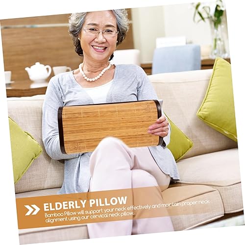 Miniatura 4 de LIFKOME 3 unids almohada cuello descanso cuello apoyo para el hogar suministros sauna reposacabezas sauna de madera Almohadas Ortopedicas para sudar