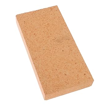 Fire Brick Lightweight High Temp Fireproof Block for Stoves BBQ Grills High Wear Chemical Resistance for DIY Projects and Industrial Use