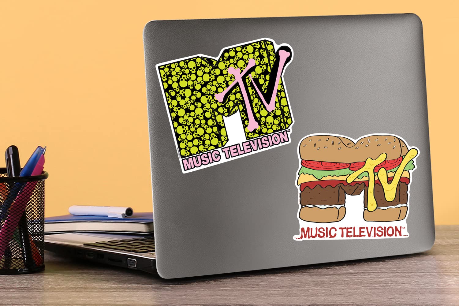 Amazon.com: MTV Logo 6ct Vinyl Large Deluxe Sticker Variety Pack