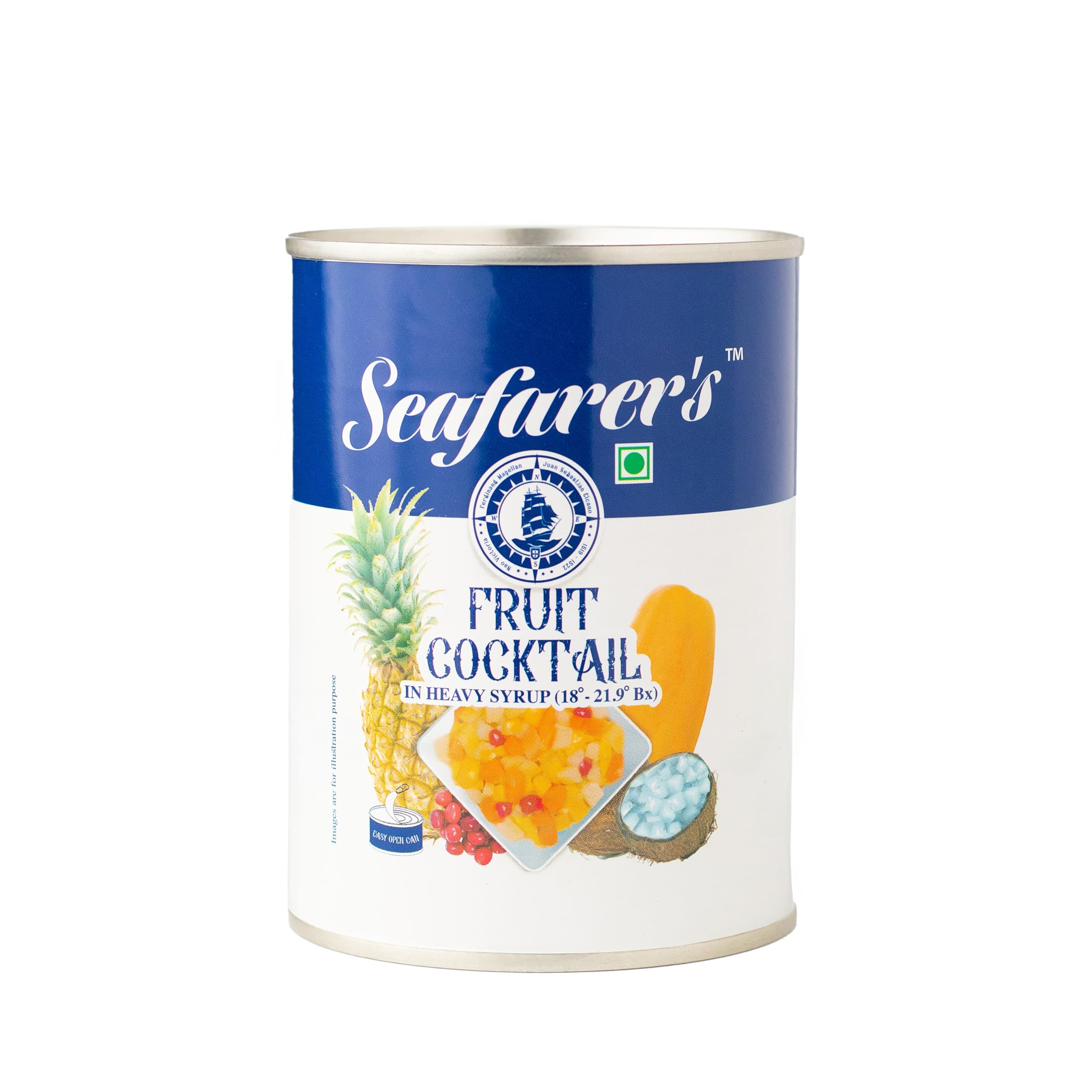 Seafarer's Canned Fruit Cocktail, 565g Premium Canned Fruit Cocktail – Mixed Fruits in Syrup | Ready-to-Eat | Perfect for Desserts, Salads, Cakes, Ice Cream & Beverages-picture-17
