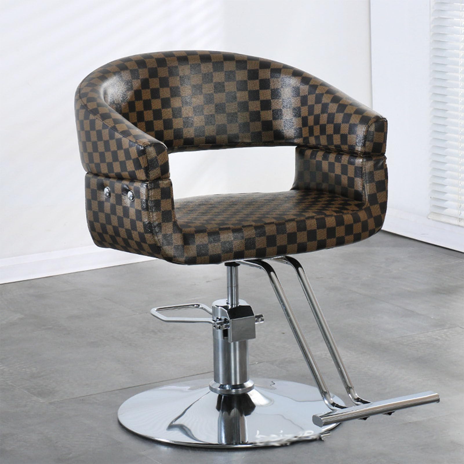 Generico Elegante Poltrona da Barbiere Professionale Girevole a 360° G Color, Seduta Regolabile per Spa e Bellezza, per Barbiere e Uso Domestico, Design Durevole e Confortevole.