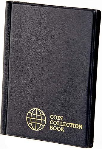 OSOPOLA Álbum de almacenamiento de monedas, 60 bolsillos para coleccionistas, color negro, CS3906