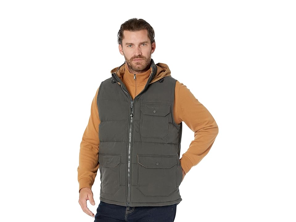 Mountain Khakis Pine Peak Down Vest Classic Fit (Jackson Grey) Men's Clothing INTERNATIONAL SHIPPING