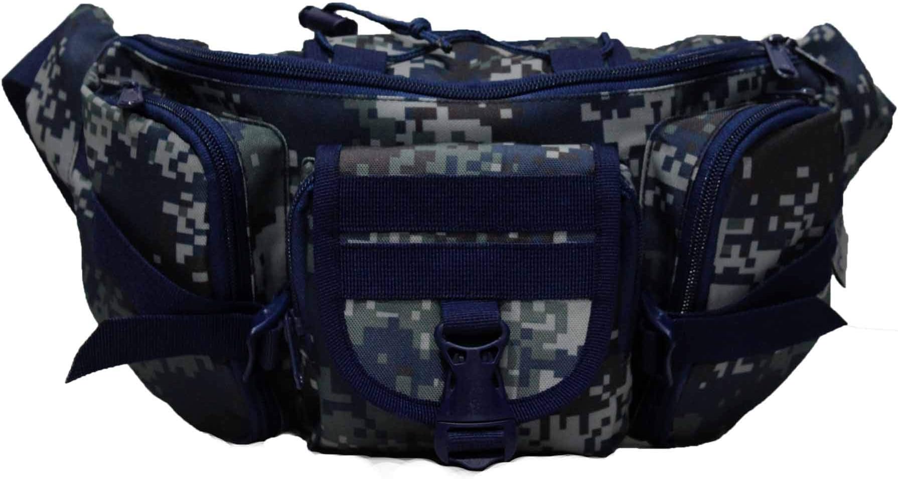 Trail Sports Waist Bag, Marpat Navy Camo, 18 * 35 * 9 cms, Fanny Pack