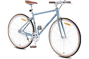 Single Speed Fixed Gear Hybrid Bike for Men & Women