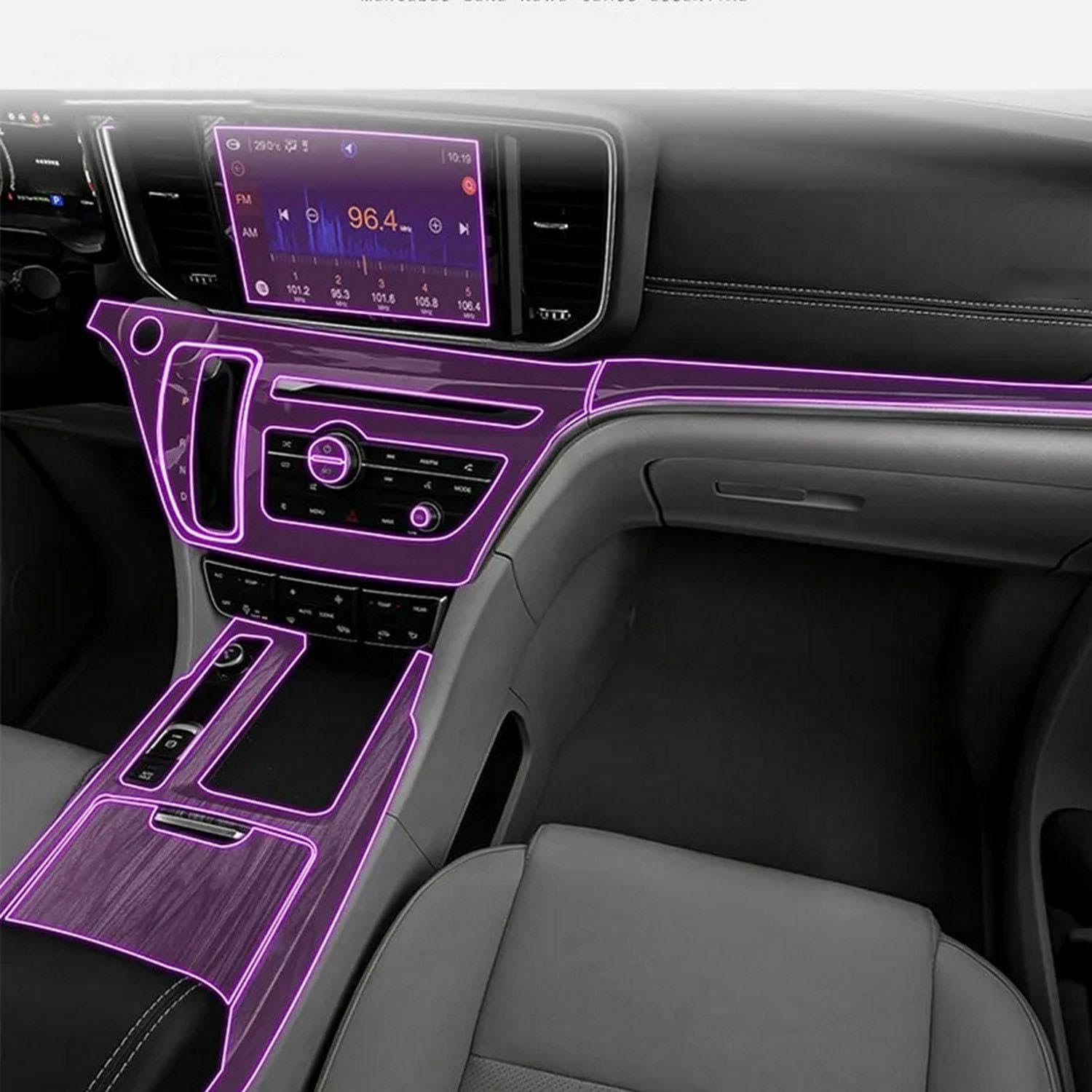 Film protection console Trumpchi GM8 pour préserver votre intérieur