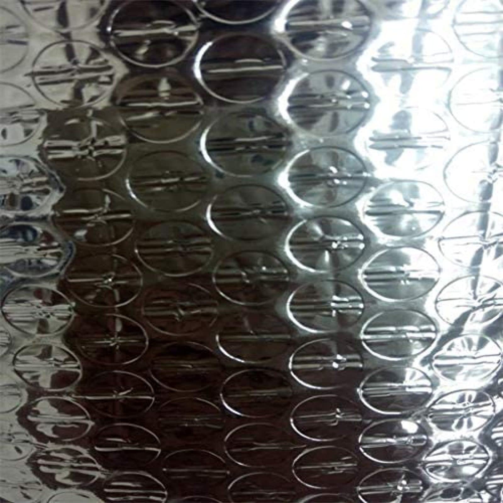 Isolierfolie Isolierrolle Wärmedämmung Aluminiumfolie Membran Reflektierende Folie Isolierung Dampfsperre Für Wand Schuppen Dachboden Tür Boden,1x25m