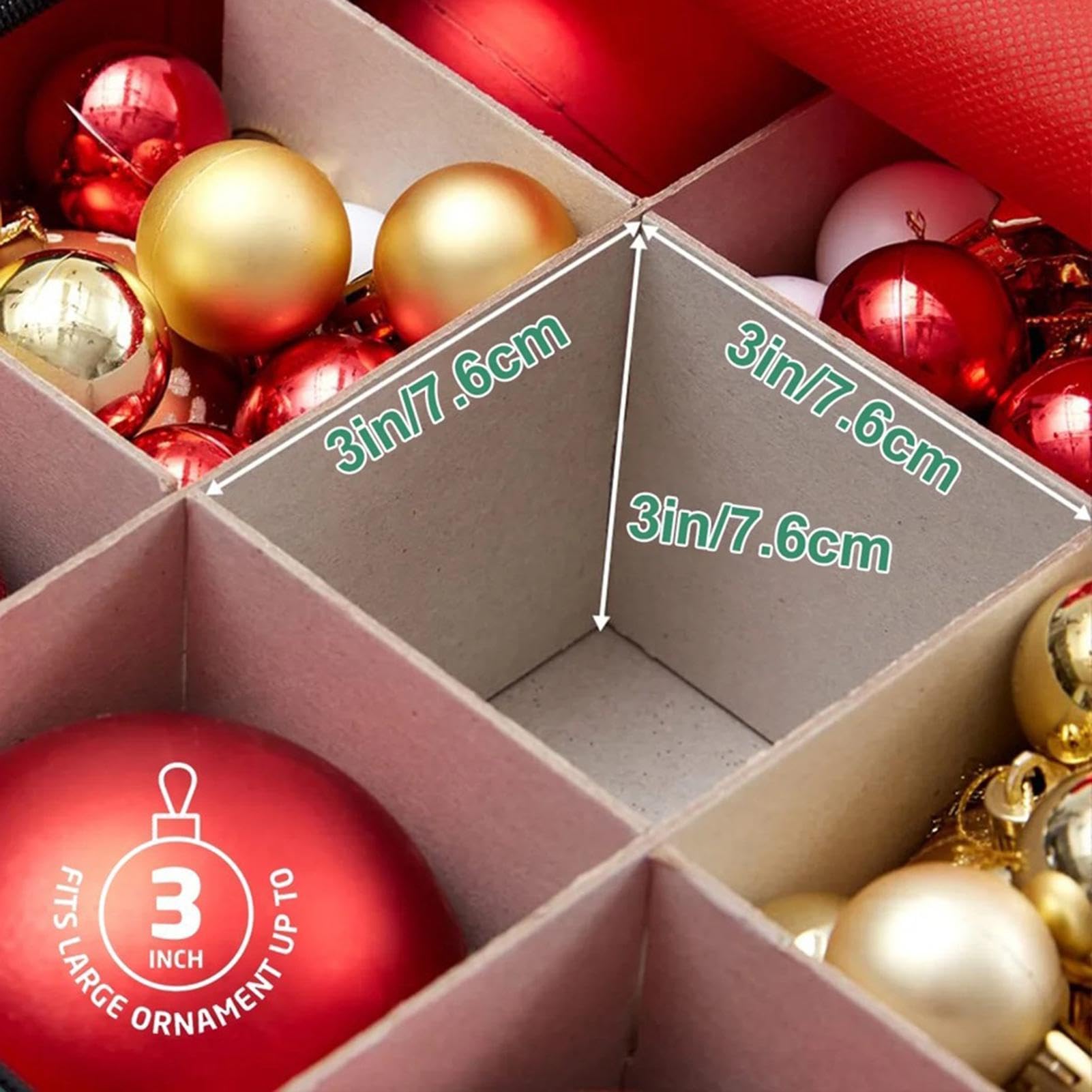 Weihnachtsbaumschmuck Aufbewahrungsbox Seasonal Ball Pendant