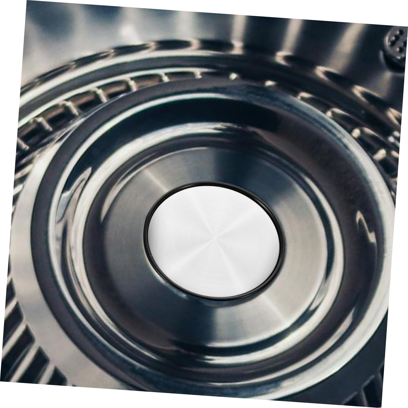 GLEAVI 4pezzi Coprimozzi Ruota Coprimozzi Ruota Auto Veicolo Realizzati in Alluminio ABS Protezione da Sporcizia
