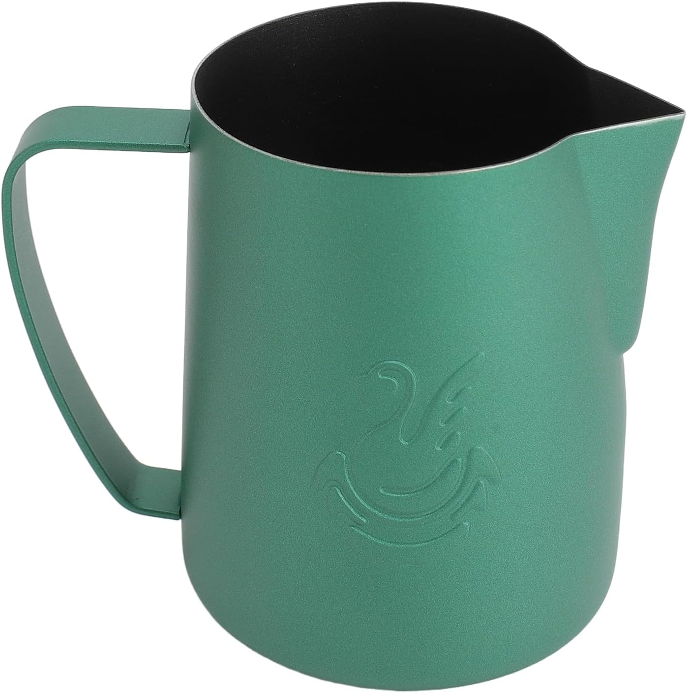 VINGVO Milk Frothing Pitcher for Cafes Home Kitchens, 480ml (Matte Green)