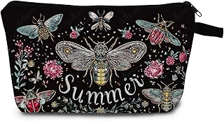 Bolsa de maquillaje vintage para insectos, po...