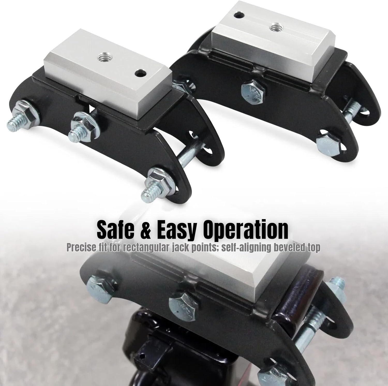 Aluminum 3-4 Ton Jack Stand Adapter, Jack Pad Adapter for BMW, Mini, Toyota Supra A90 A91 & Nissan GTR, 2PCS