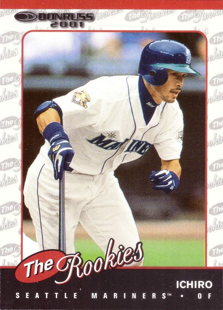 2001 Donruss the Rookies Baseball #R104 Ichiro Suzuki Rookie Card