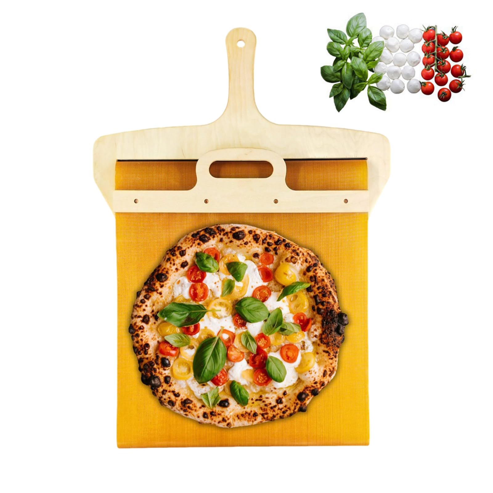 Pelle à pizza coulissante pour four et plaques de cuisson 50x30