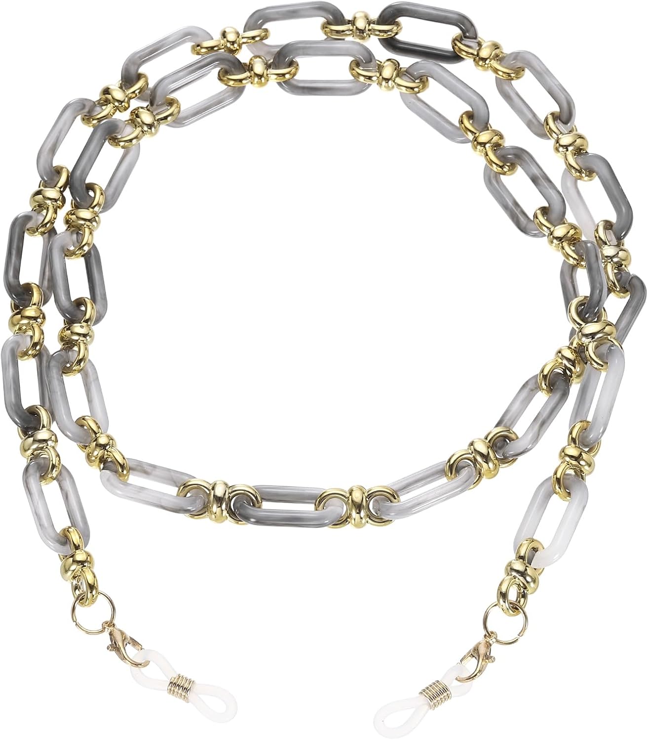 uxcell Acrylic Glasses Chain, Eyeglass Chain Holder Strap Chains