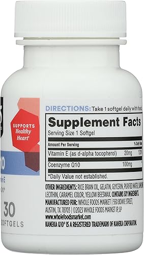 Miniatura 5 de 365 by Whole Foods Market, Co Q10 100 Mg, 30 cápsulas blandas