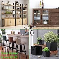 Vista 7 de Tiras de fieltro con respaldo adhesivo, tiras de fieltro para muebles, paquete de 20 piezas de 1/2 x 6 pulgadas, tiras de fieltro adecuadas