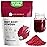 Kate Naturals Organic Beet Root Powder for Smoothies, Baking & Juice. Raw Beetroot Superfood & Natural Red Food Coloring (8oz, Non-GMO, Earthy Flavor)