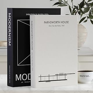 Decorative Book for Home Decor - Aesthetic Fake Books for Coffee Table Decoration - Set of 2 Faux Books for Room Bookshelf Decor - Fake Book Storage Box for Photo and Keepsake