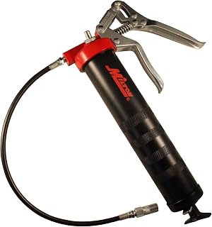 Milton S-3101 Pistol Grease Gun: 7,000 PSI High Pressure & Volume, 18" Flexible Hose for Tight Spots
