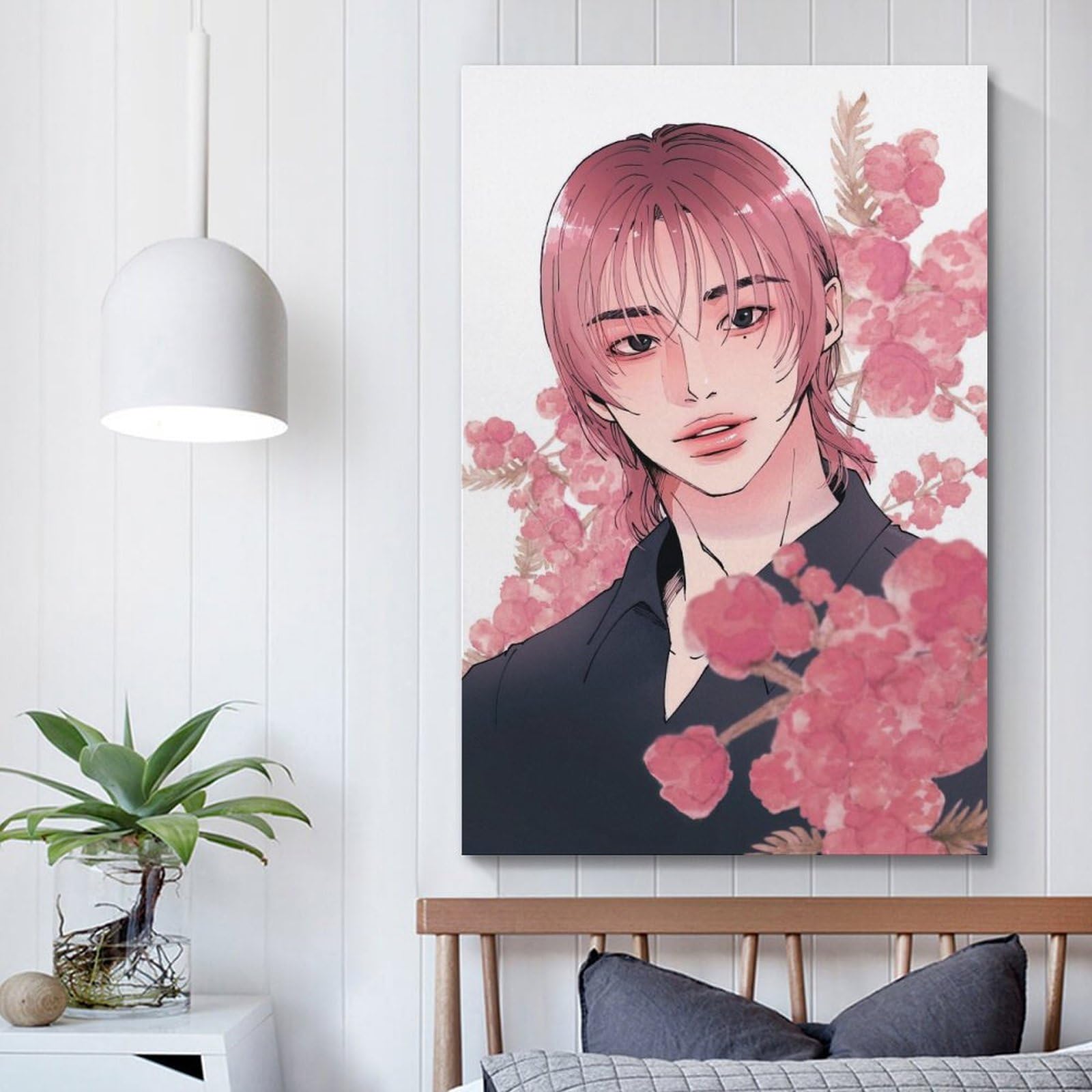 Hellove Affiche Stray Kids Hyunjin Affiche Cool Affiche De Musique Peinture Décorative Sur Toile Art Mural Pour Salon, Chambre à Coucher 50 X 75 Cm ( 20x30 Pouces